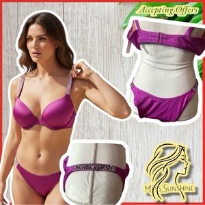 Victoria’s Secret NEW - Sz L - rhinestone SWIM bottom